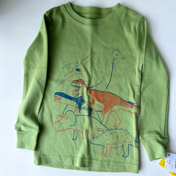 Carters Dinosaur Print Pajamas - Picture 2 of 6